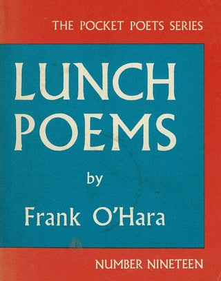 Item #65155 Lunch poems. Frank O'Hara
