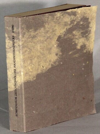 Item #65211 Kompendium zeitgenössischer Handpressendrucke. Compendium of contemporary hand press...