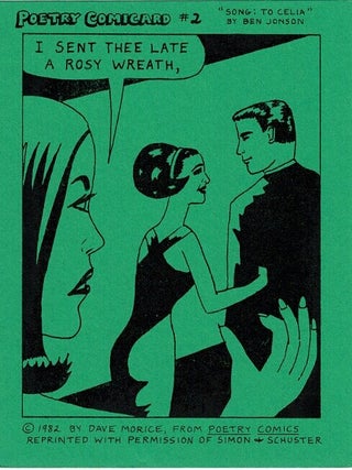 Poetry Comics! Postcard Issue 17
