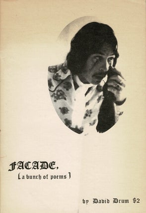 Item #65634 Facade [a bunch of poems]. David Drum
