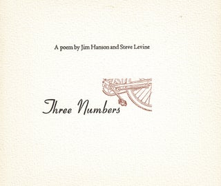 Item #65739 Three numbers. Jim Hanson, Steve Levine