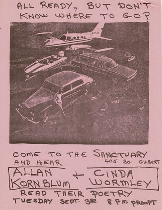 Item #65972 All ready, but don't know where to go? Come to the Sanctuary. Allan Kornblum, Cinda...