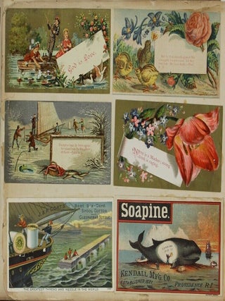 Album of chromolithograph business cards