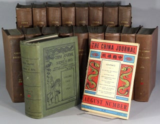 Item #66247 The China journal of science & arts, vols. 2-18. Arthur de C. Sowerby, ed