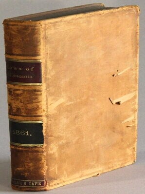 Item #66321 General and special laws of the State of Minnesota, together with the joint...