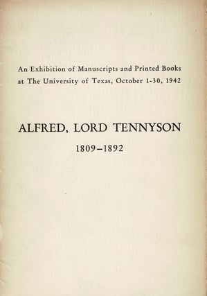 Item #66383 An exhibition of manuscripts and printed books at the University of Texas, October...