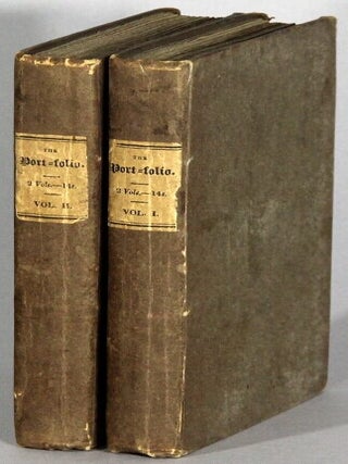 Item #66443 The port-folio; containing essays, letters, and narratives. In two volumes