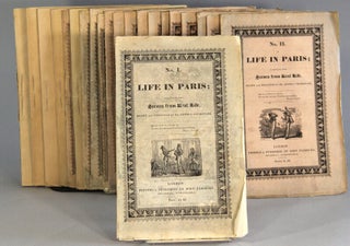 Item #66564 Life in Paris; illustrated with scenes from real life. Drawn and engraved by Mr....