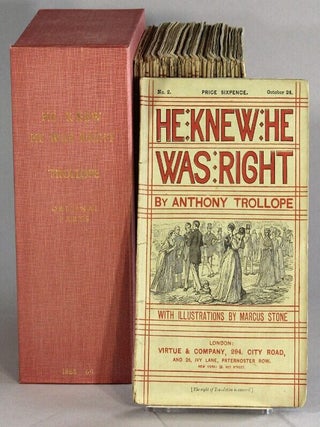 Item #67121 He knew he was right ... With illustrations by Marcus Stone. Trollope. Anthony