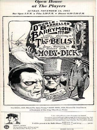 Item #67262 Open House at The Players ... Double barrelled Barrymore!!! Lionel, starring in Henry...