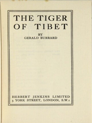 The tiger of Tibet