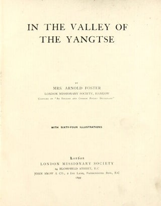In the valley of the Yangtse