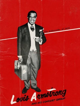 Item #68206 Louis Armstrong and his concert group. The program. Armstrong. Louis