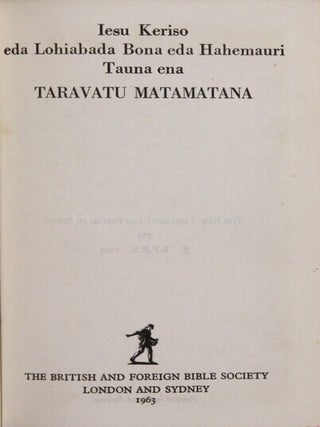 Iesu Keriso eda lohiabada bona eda hahemauri tauna ena Taravatu Matamatana
