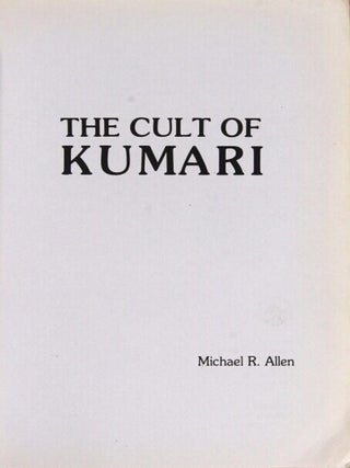 The cult of Kumari