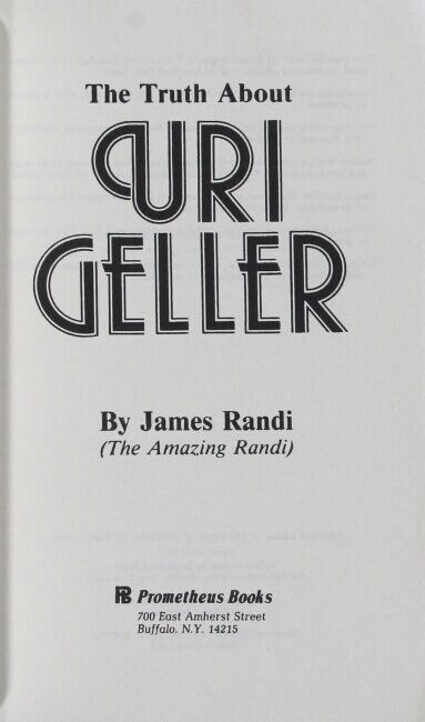 The truth about Uri Geller | James Randi