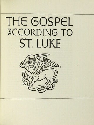 The four Gospels ... With decorations by E. R. Weiss and an introduction by Ernest Sutherland Bates