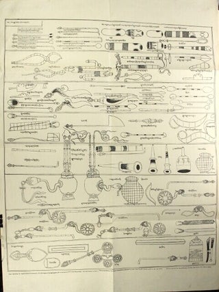 Item #69398 Chart illustrating the surgical instruments mentioned in the 22nd chapter of the baad...