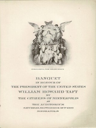 Item #69467 Banquet in honor of the President of the United States William Howard Taft by the...