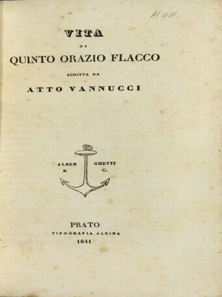 Vita di Quinto Orazio Flacco