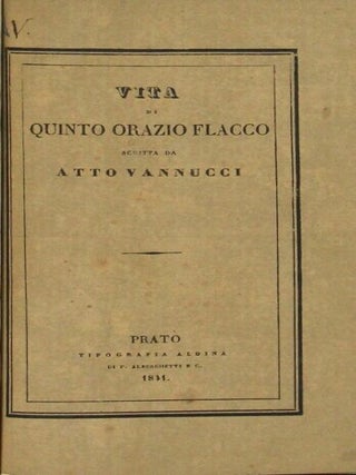 Vita di Quinto Orazio Flacco