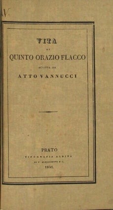 Vita di Quinto Orazio Flacco