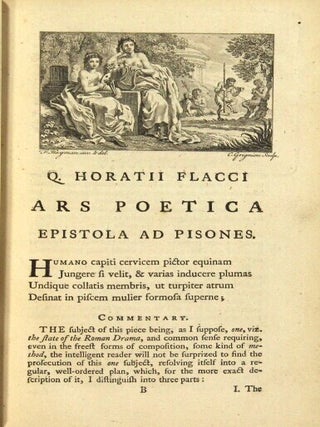 Ars poetica. Epistola ad Pisones. With an English commentary and notes