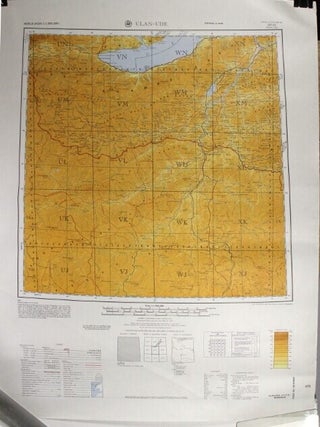 Item #70441 Ulan-Ude. AMS map series 1301 NM 48. Army Map Service