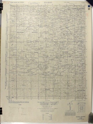 9 maps from AMS map series L582 (Inner China)