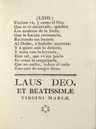 Traduccion del Arte Poetica de Horacio; o Epistola a los Pisones, formada por El P. Fr. Fernando Lozano