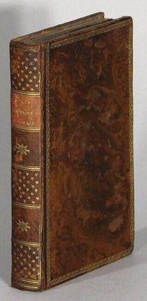 Item #70593 Q. Horatii Flacci De Arte Poetica liber, seu Epistola ad Pisones = L'Art Poétique...
