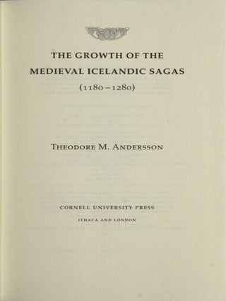 The growth of the medieval Icelandic sagas (1180-1280)