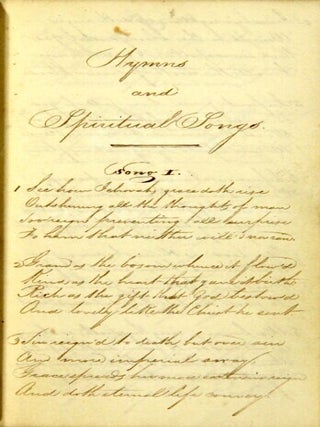 Hymns and spiritual songs