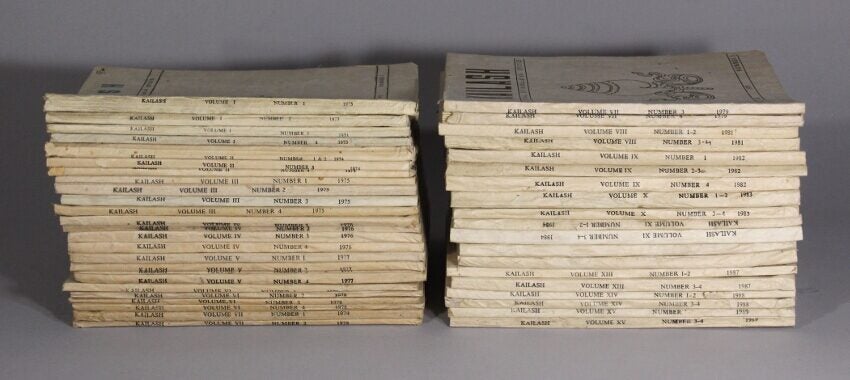 Kailash: a journal of Himalayan studies. Volumes I-XV, complete ...