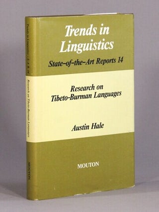 Item #71238 Research on Tibeto - Burman languages. Austin Hale