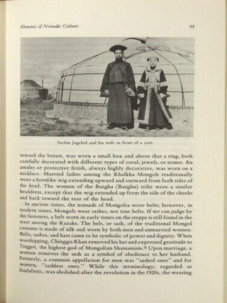 Mongolia's culture and society ... With a foreword by Joseph Fletcher