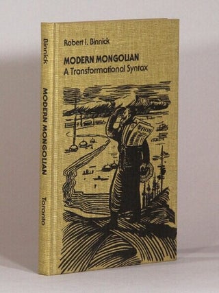 Item #72315 Modern Mongolian. A tranformational syntax. Robert I. Binnick