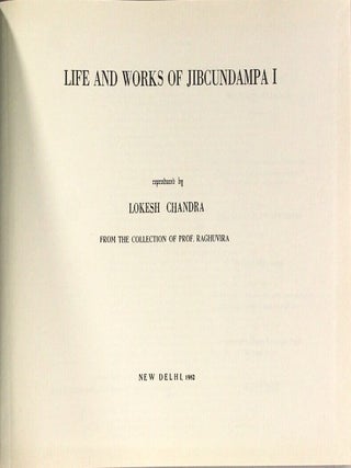 Life and works of Jibcundampa I