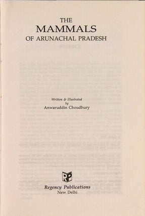 The mammals of Arunachal Pradesh