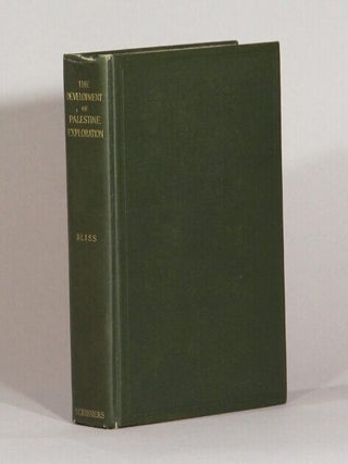 Item #72854 The development of Palestine exploration. Being the Ely lectures for 1903. Frederick...