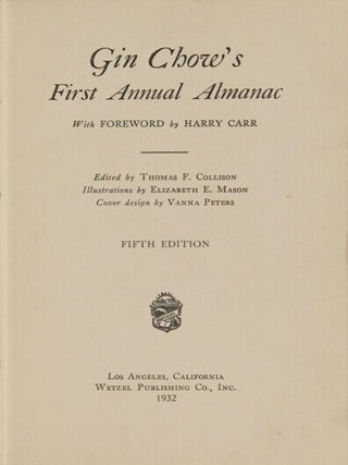 Gin Chow's first annual almanac