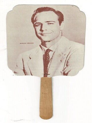 Item #73153 Souvenir fan. Marlon Brando