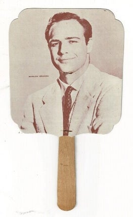 Item #73153 Souvenir fan. Marlon Brando