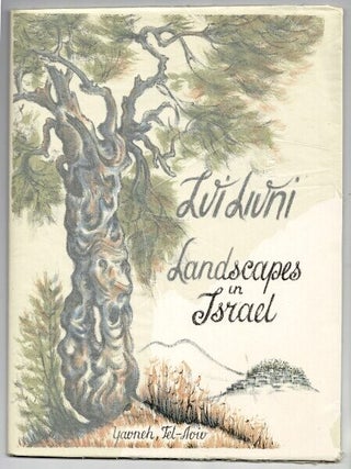 Landscapes in Israel. Eight original lithographs by the artist. Zvi Livni.