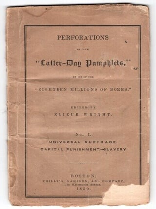 Item #73803 Perforations in the "Latter-day pamphlets," by one of the "eighteen...