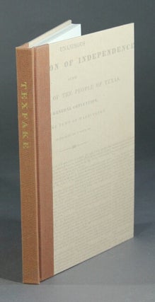 Item #7437 Texfake: an account of the theft and forgery of early Texas printed documents. With an...