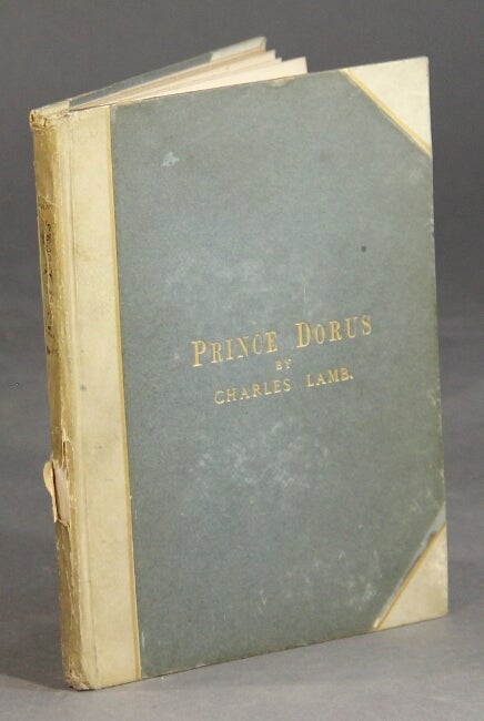 Item #7731 Prince Dorus... With nine illustrations in facsimile (Hand-coloured). CHARLES LAMB.