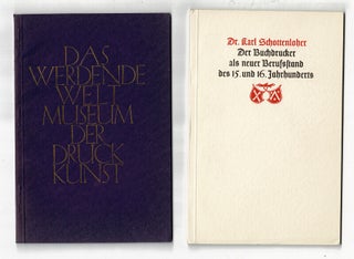 Item #8132 Gutenberg Gesellschaft ein Kleiner Druck. GUTENBERG MUSEUM