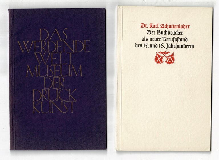 Item #8132 Gutenberg Gesellschaft ein Kleiner Druck. GUTENBERG MUSEUM.