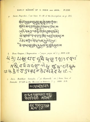 Elements of south Indian palaeography from the fourth to the seventh century a.d. being an introduction to the study of south-Indian inscriptions and mss.